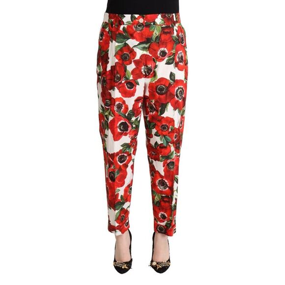 Dolce & Gabbana Purple Anemone High Waist Hot Pants Shorts